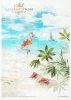 Zestaw kreatywny na papierze ryżowym - Tropikalne marzenia*Creative set on rice paper - Tropical dreams